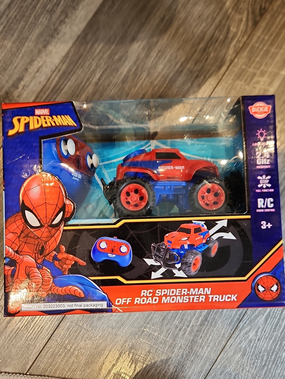Marvel Spider-Man RC Off-Road Monster Truck - Red & Blue